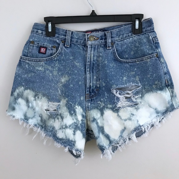 Vintage Chaps by Ralph Lauren Bleached Out Shorts - Picture 2 of 7